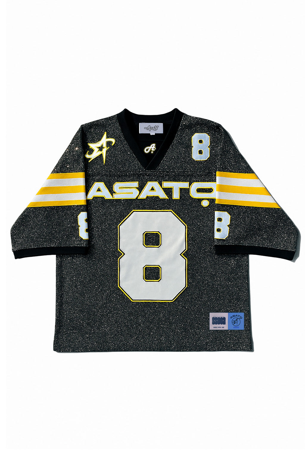 ASATO 'DIAMOND' JERSEY BLACK