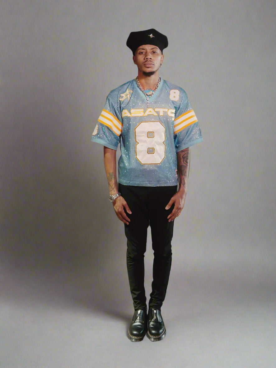 ASATO 'DIAMOND' JERSEY BLUE