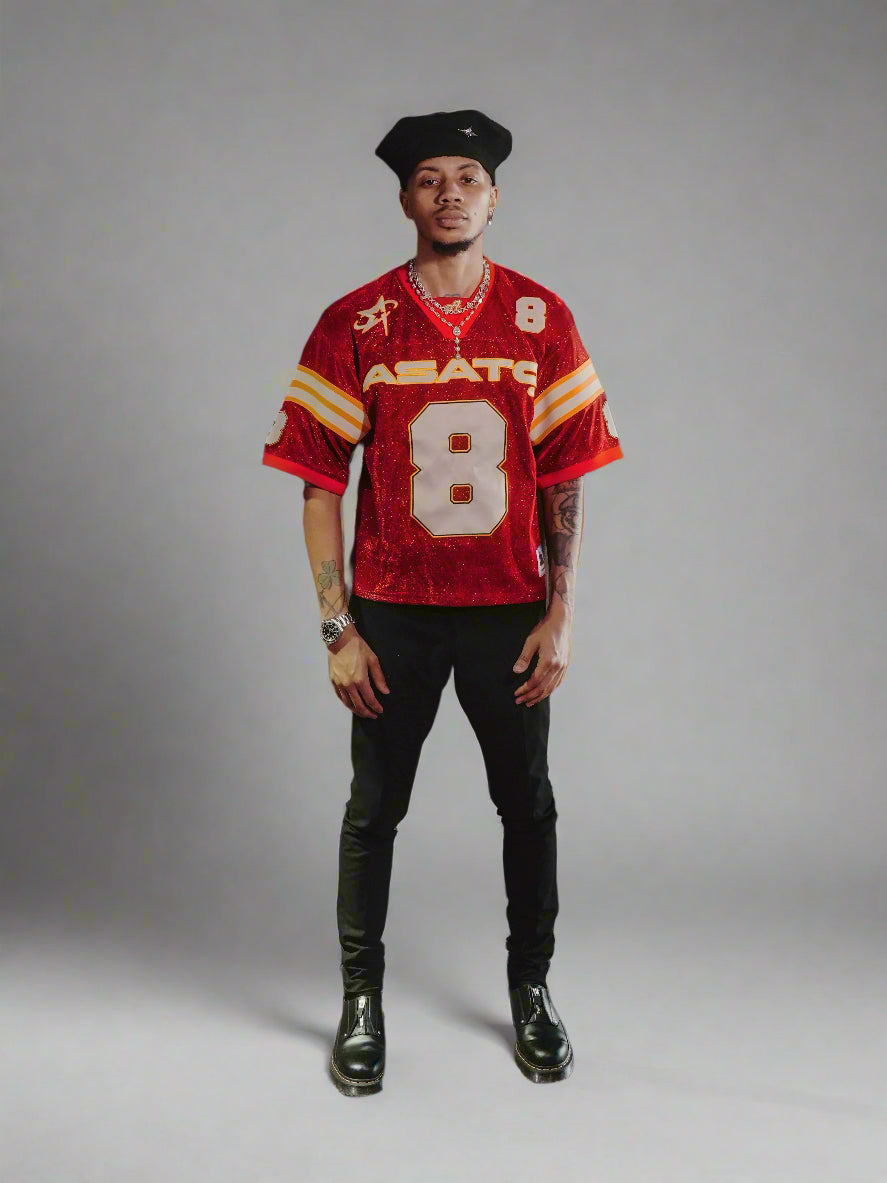 ASATO 'DIAMOND' JERSEY RED