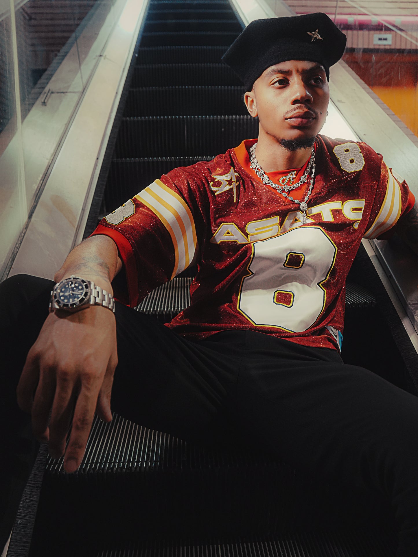 ASATO 'DIAMOND' JERSEY RED