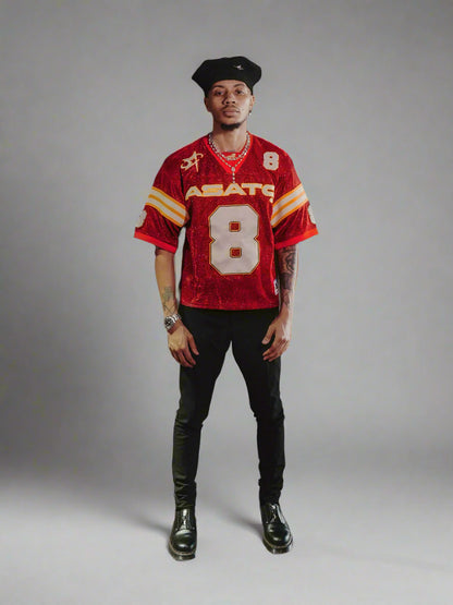 ASATO 'DIAMOND' JERSEY RED